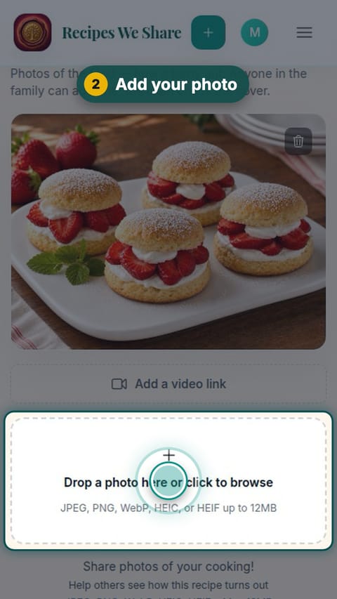 Step 2: Add your photo