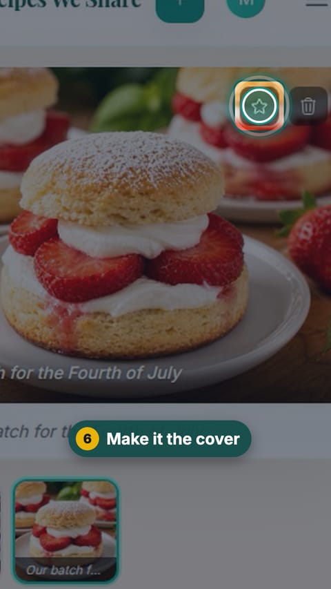 Step 6: Make it the cover