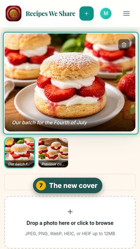 Step 7: The new cover