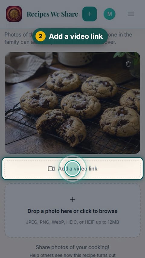 Step 2: Add a video link