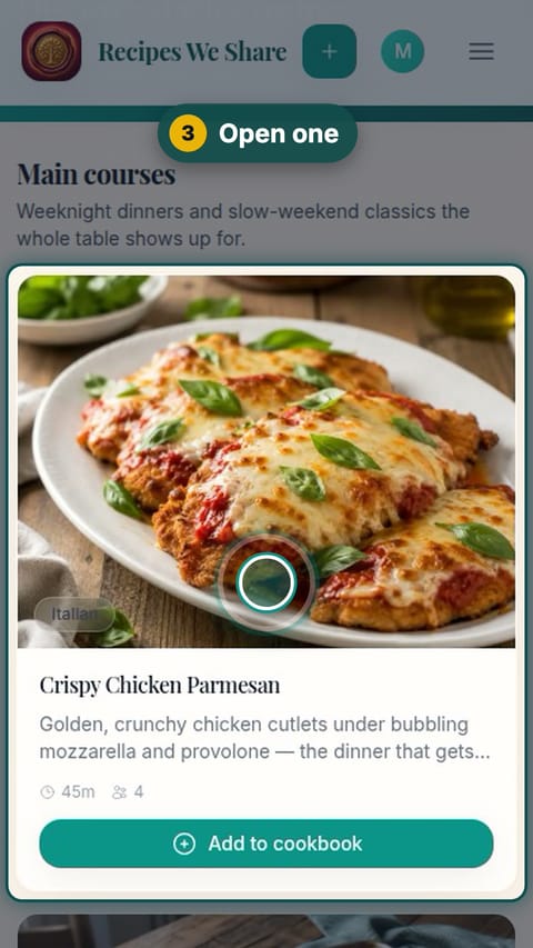 Step 3: Open one