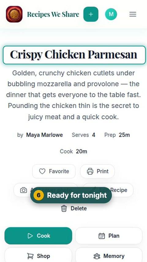 Step 6: Ready for tonight