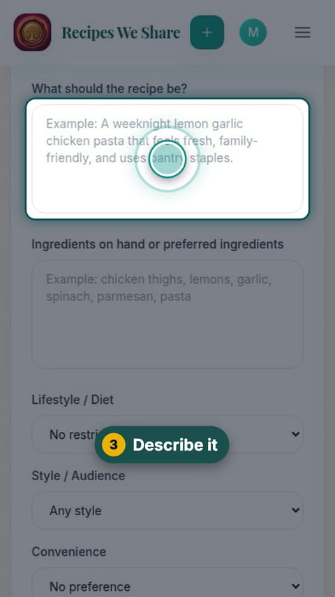 Step 3: Describe it