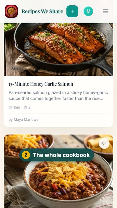 Step 2: The whole cookbook
