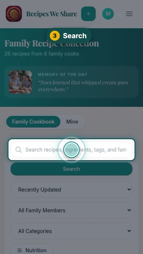 Step 3: Search