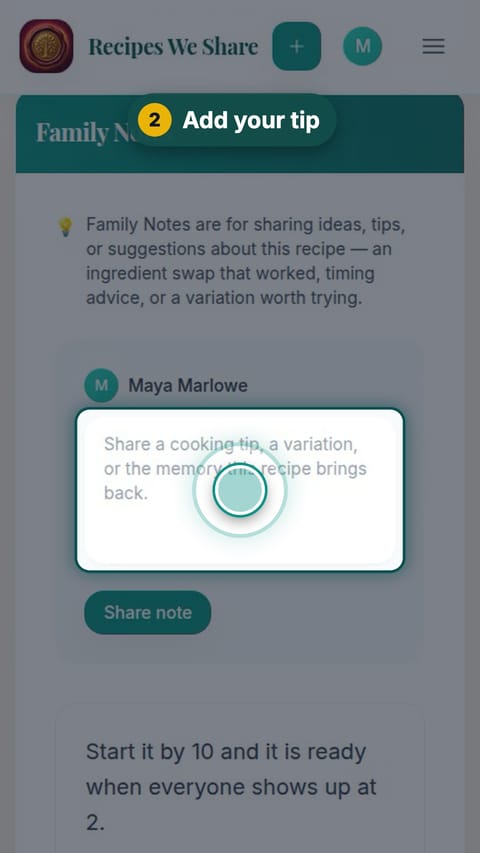 Step 2: Add your tip