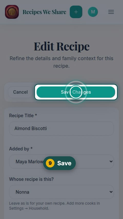 Step 9: Save