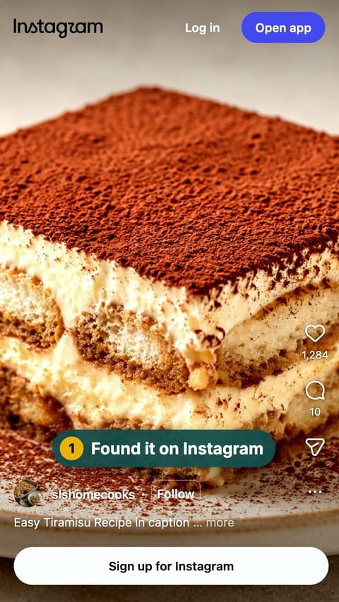 Step 1: Found it on Instagram