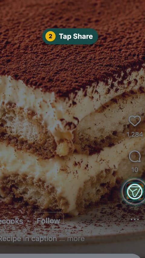 Step 2: Tap Share