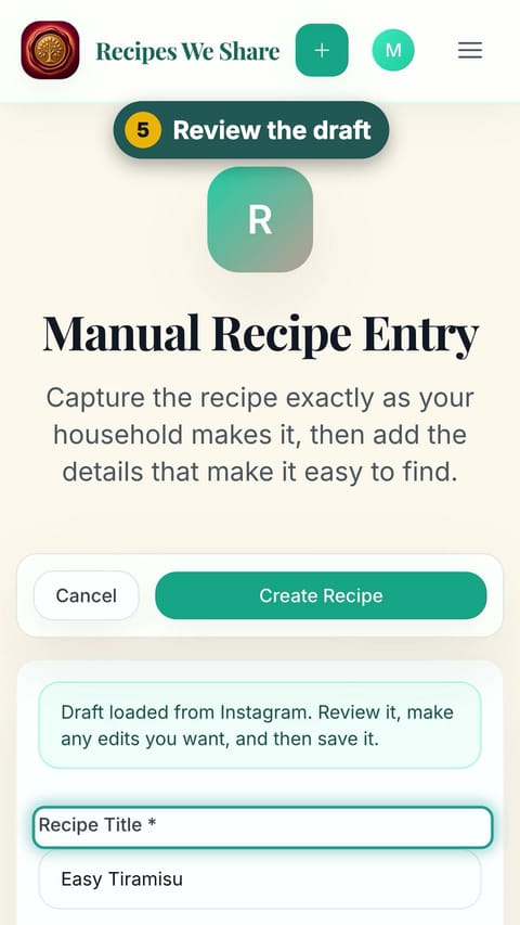 Step 5: Review the draft