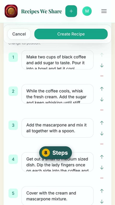 Step 8: Steps