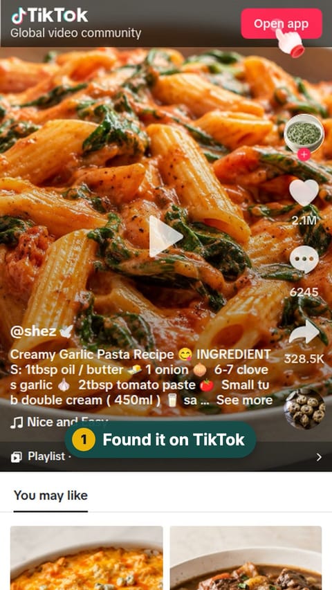 Step 1: Found it on TikTok
