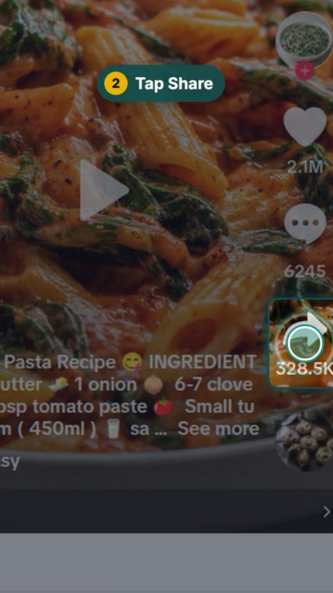 Step 2: Tap Share