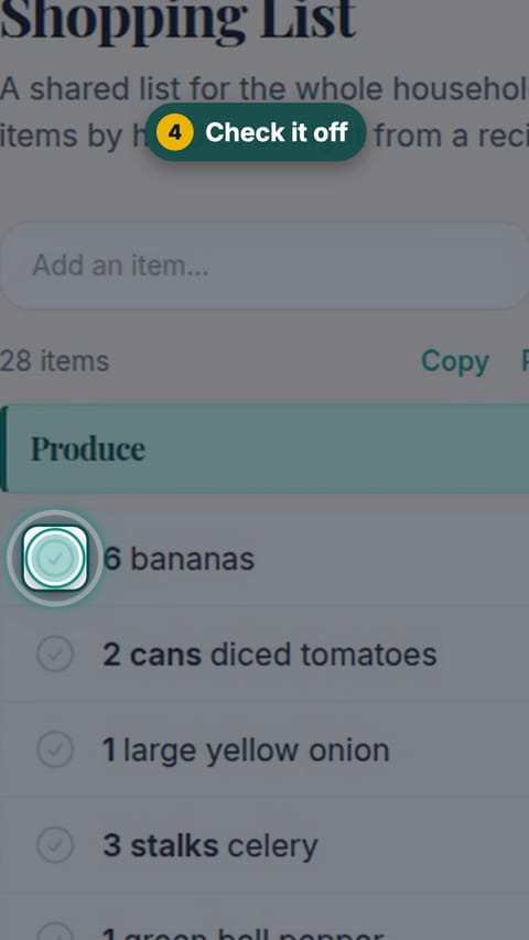 Step 4: Check it off